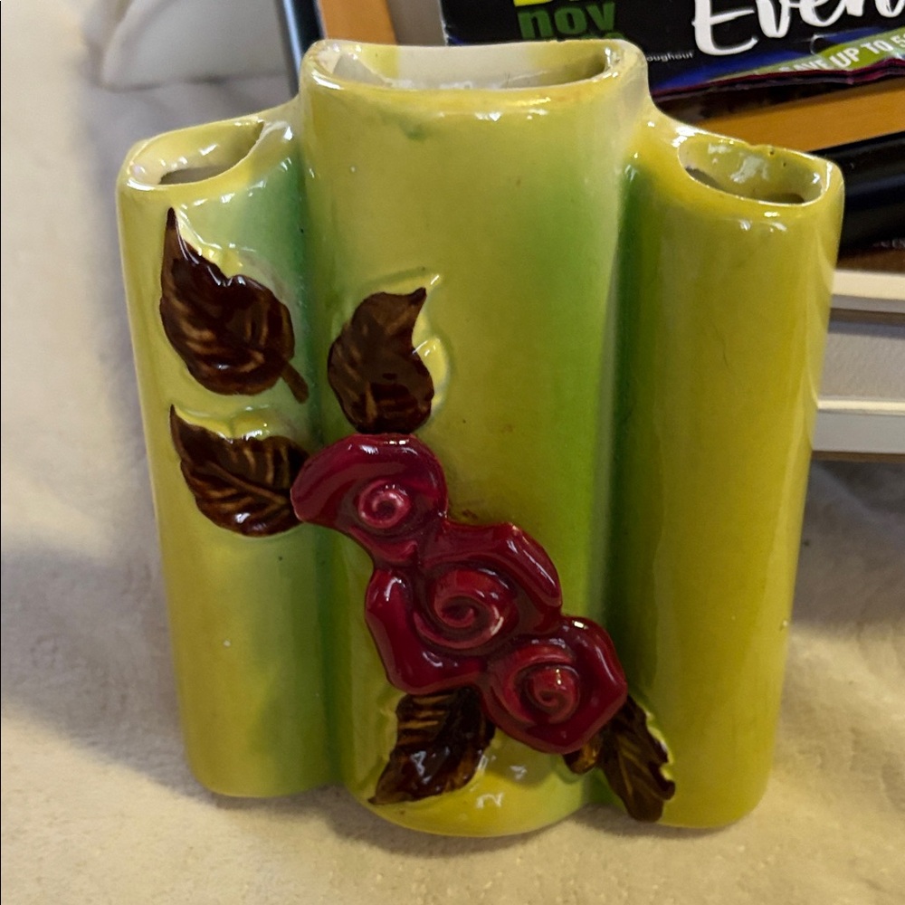 Vintage Ceramic Wall Pocket Vase
